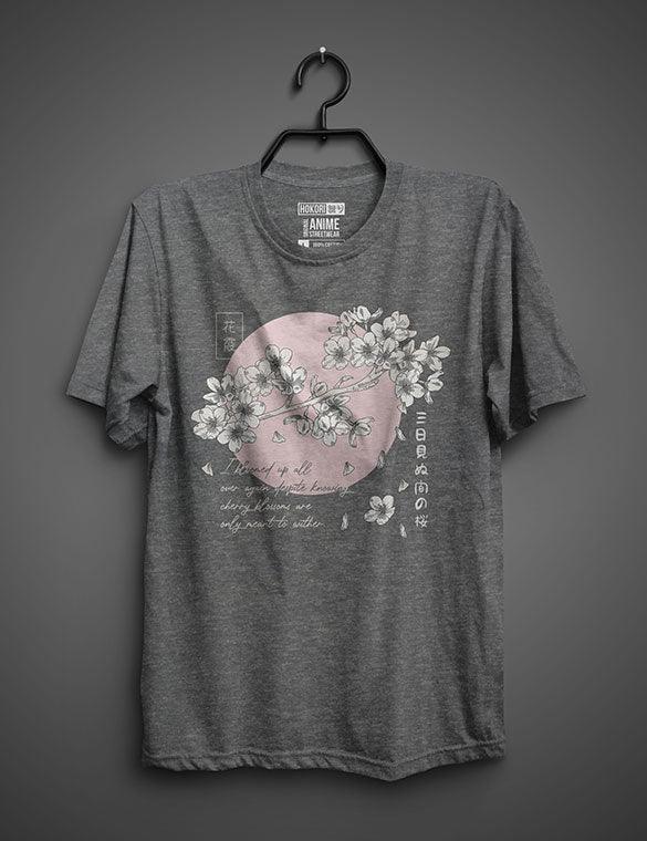 Ukiyo-e Japanese Shirts Sun Cherry Blossom Unisex Jersey 