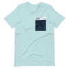 Freedom Map - Aqua T-Shirt - Hokoriwear